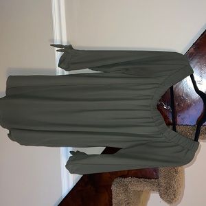 Green dress from express